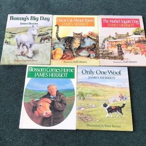 5 Hardcover James Harriet children’s books illustrated by Peter Barrett